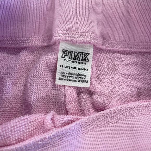 PINK Victoria's Secret Light Pink Sweatpants with Bold Lettering - Picture 2 of 3